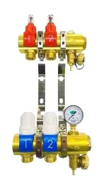 rozdzielacz-2-sekcji-do-podlogowki-ogrzewania-podlogowego-manual-manometr