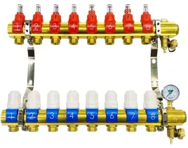 rozdzielacz-8-sekcji-do-podlogowki-ogrzewania-podlogowego-manual-manometr