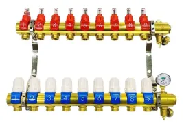 rozdzielacz-9-sekcji-do-podlogowki-ogrzewania-podlogowego-manual-manometr