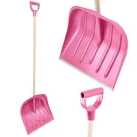 lopata-szufla-do-sniegu-drewniany-trzonek-140cm-rozowa