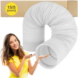 rura-do-klimatyzatora-przenosnego-waz-harmonijkowa-wzmocniona-biala-15cm-5m