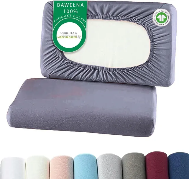 POSZEWKA ORTOPEDYCZNA PREMIUM JERSEY UNIWERSALNA BAWEŁNA 100% CIEMNY SZARY