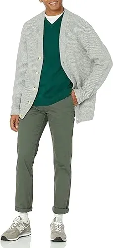 amazon-essentials-sweter-zielony-basic-r-6xlt-meski-stan-nowy