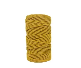 makrama-bawelniany-3ply-3mm-sunflower-100-metrow