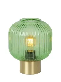 lampa-stolowa-nocna-zlota-szklany-ozdobny-zielony-klosz-do-sypialni-lucide