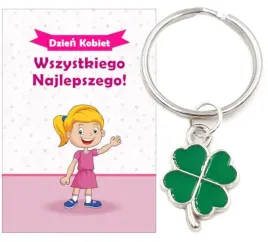 brelok-koniczyna-upominek-prezent-na-dzien-kobiet-walentynki-dziewczynka