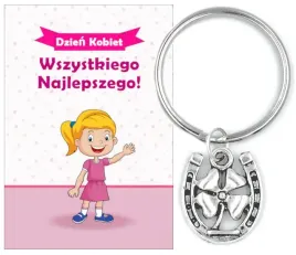 brelok-podkowa-z-koniczyna-upominek-prezent-na-dzien-kobiet-walentynki