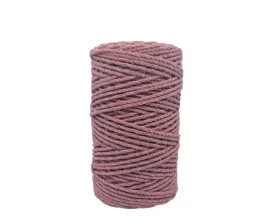 makrama-bawelniany-3ply-3mm-old-pink-100-metrow