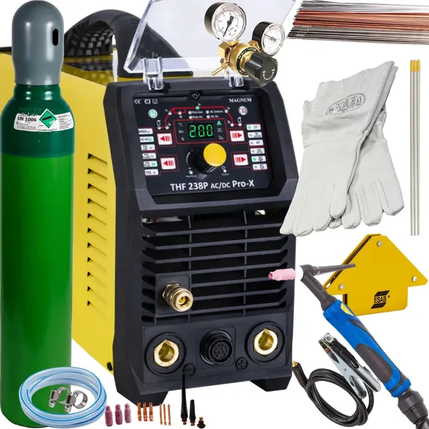 Spawarka MAGNUM THF 238 PRO-X AC/DC TIG HF PULS IGBT 200A 230V ZESTAW2