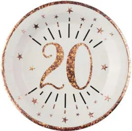 talerzyki-papierowe-20-urodziny-rozowe-zloto-23-cm-10-szt-urodzinowe