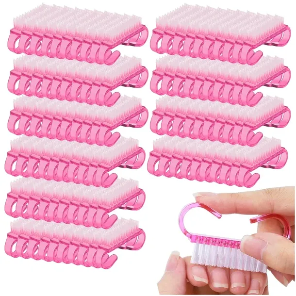 SZCZOTECZKA SZCZOTECZKI JEDNORAZOWE MANICURE DO PYŁU PAZNOKCI 100 SZT.