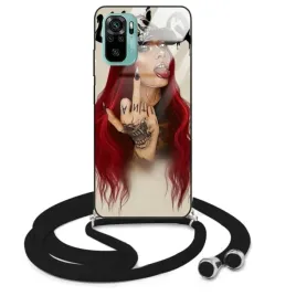 etui-do-xiaomi-redmi-note-10-4g-crossglam-case-sznurek-czarny-bad-bitch-wz
