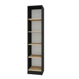 regal-na-ksiazki-z-polkami-czarny-artisan-40-cm-5-polek-segregatory-biuro