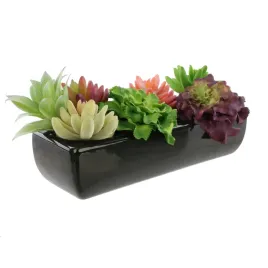 ceramiczna-doniczka-kaktusiarka-oslona-rynna-sukulenty-czarna-polysk-31cm
