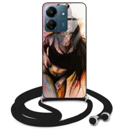 etui-do-xiaomi-redmi-13c-crossglam-case-sznurek-czarny-bad-bitch-mix-wzory