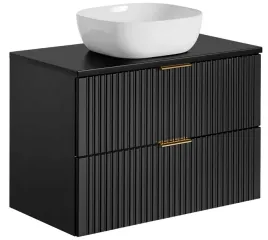 czarna-szafka-lazienkowa-wiszaca-z-umywalka-80-i-blatem-ryflowany-front-mdf