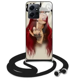 etui-do-xiaomi-redmi-note-12-4g-crossglam-case-sznurek-czarny-bad-bitch-wz