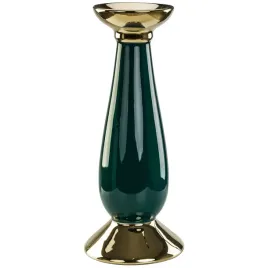 swiecznik-glamour-zielen-butelkowa-13-x-32cm