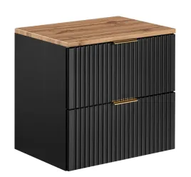 czarna-szafka-pod-umywalke-do-lazienki-60-cm-z-blatem-wotan-ryflowana-mdf