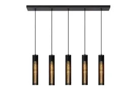 lampa-wiszaca-czarna-punktowa-podluzna-100-cm-nad-stol-wyspe-5-pkt-lucide