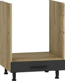 szafka-kuchenna-pod-piekarnik-z-szuflada-dab-craft-antracyt-vento-dp-60-82