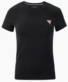 koszulka-damska-t-shirt-guess-ss-cn-mini-triangle-czarna-bawelniana-logo-xs
