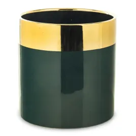 oslonka-doniczka-wazon-ceramiczny-zloty-butelkowa-zielen-dekoracja-glamour