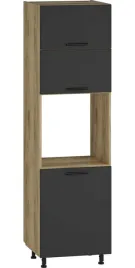 szafka-kuchenna-slupek-pod-piekarnik-dab-craft-antracyt-vento-dp-60-214