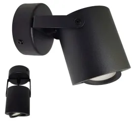 lampa-sufitowa-kinkiet-scienny-regulowany-spot-tuba-1-gu10-czarny