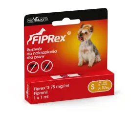 fiprex-s-krople-do-nakraplania-psow-o-wadze-do-10kg-1-pipeta-x-1ml