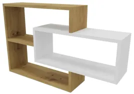 polka-wiszaca-scienna-regal-na-ksiazki-3-elementy-dab-artisan-biala