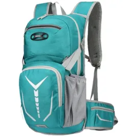 plecak-rowerowy-12l-plecak-sportowy-zielony-uchwyt-na-kask-turystyczny