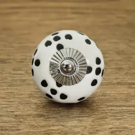 Zdjęcie produktu Gałka meblowa szuflady półki CERAMICZNA vintage, retro, old, rustykalna
