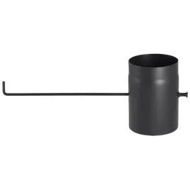 szyber-spalinowy-fi-200-czarny-do-regulacji-ciagu-kominowego-blacha-2mm