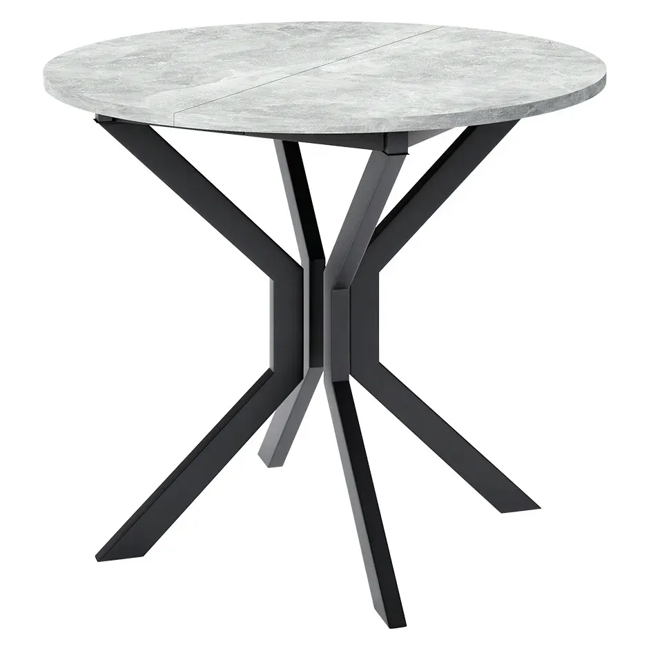 stol-okragly-dionis-90-cm-rozkladany-loft-marmurek