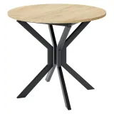 stol-okragly-dionis-90-cm-rozkladany-loft-marmurek-stan-nowy