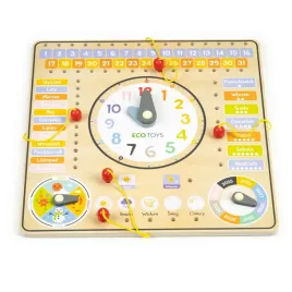 drewniana-tablica-manipulacyjna-kalendarz-zegar-ecotoys