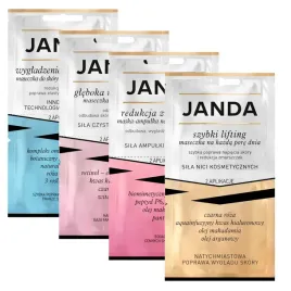 janda-zestaw-maseczka-do-twarzy-x-4-lifting-nawilzenie-zmarszczki-prezent