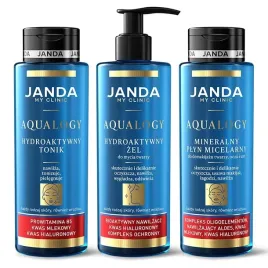 janda-zestaw-my-clinic-aqualogy-tonik-zel-plyn-nawilzanie-na-prezent