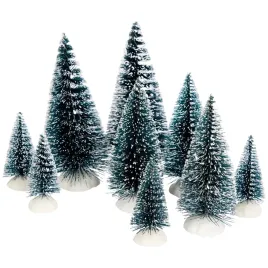 choinki-do-szopki-wioski-swiatecznej-miasteczka-dekoracje-zestaw-10-sztuk