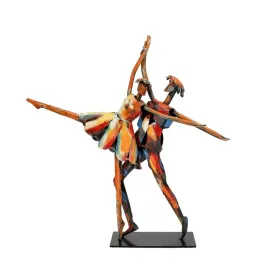 rzezba-figurka-metalowa-tanczaca-para-kolorowa