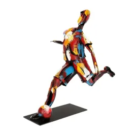 rzezba-figurka-metalowa-pilkarz-kolorowa