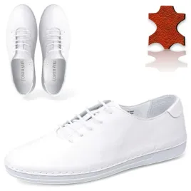 polbuty-damskie-skorzane-41-loretta-vitale-sneakersy-biale-sznurowane-modne