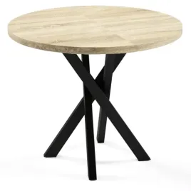stol-okragly-ferano-100-cm-metalowa-podstawa-blat-dab-sonoma