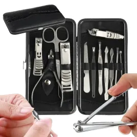 zestaw-12-el-do-manicure-pedicure-kpl-precyzyjnych-obcinaczy-w-czarnym-etui