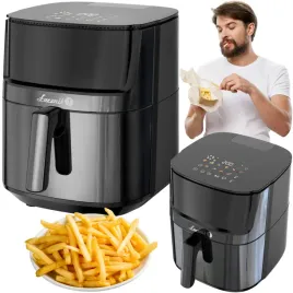 frytkownica-beztluszczowa-lucznik-air-fryer-1500w-65l-duza-xl-funkcja-pary