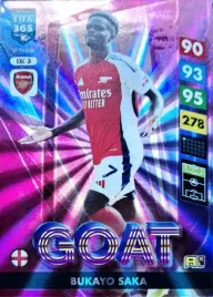 panini-fifa-365-2025-rare-excellence-exc-3-goat-saka-arsenal