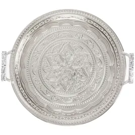 home-accents-taca-dekoracyjna-srebrna-zdobiona-38-cm-glamour