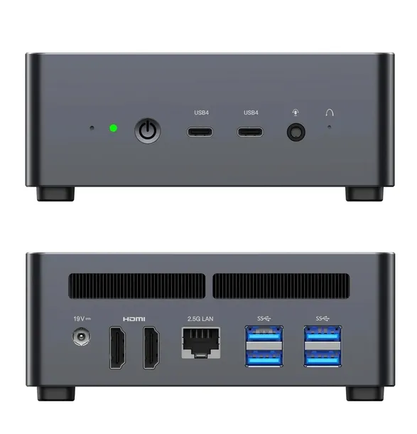 Mini komputer PC Ryzen 9 7940HS Barebone 0/0GB DDR5 RADEON 780M WIFI 2xM.2