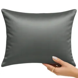 poszewka-na-poduszke-50x60-grafitowa-szara-ciemna-satyna-100percent-bawelna